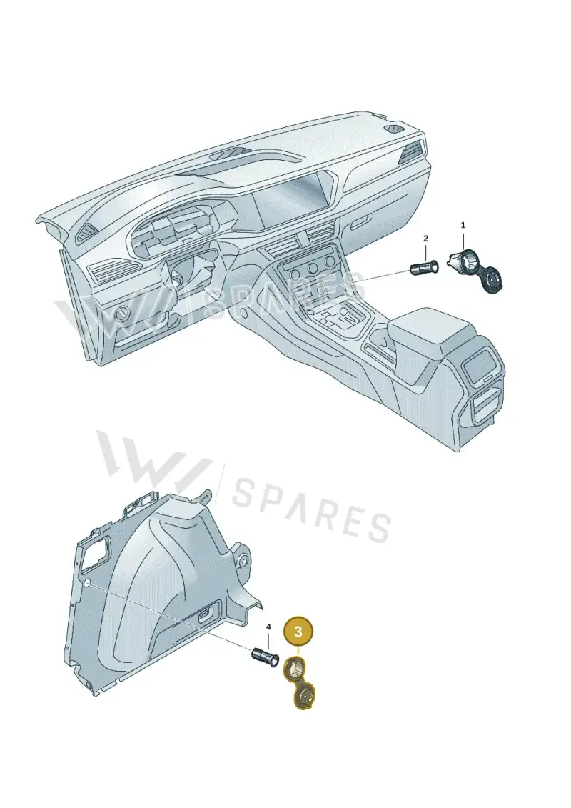2Q0919341A9B9 — Audi Q6 (2022-) diagram 2gm919020, position 3