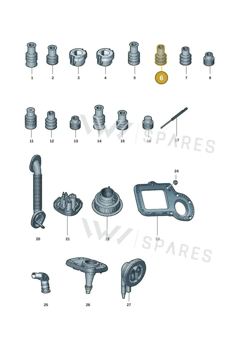357972740E — Audi Q6 e-tron (2023-) diagram f5s971815, position 6