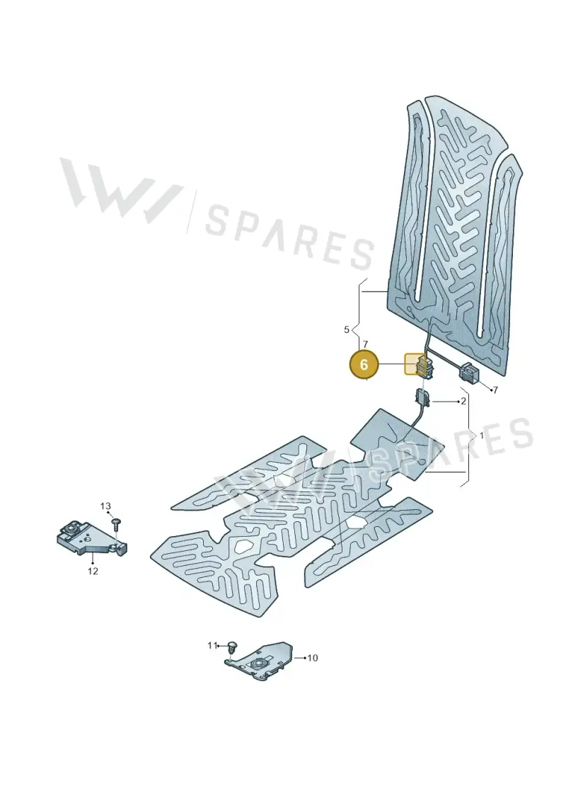 3AA972714 — Audi RS Q8 Quattro (2019-) diagram 429963100, position 6