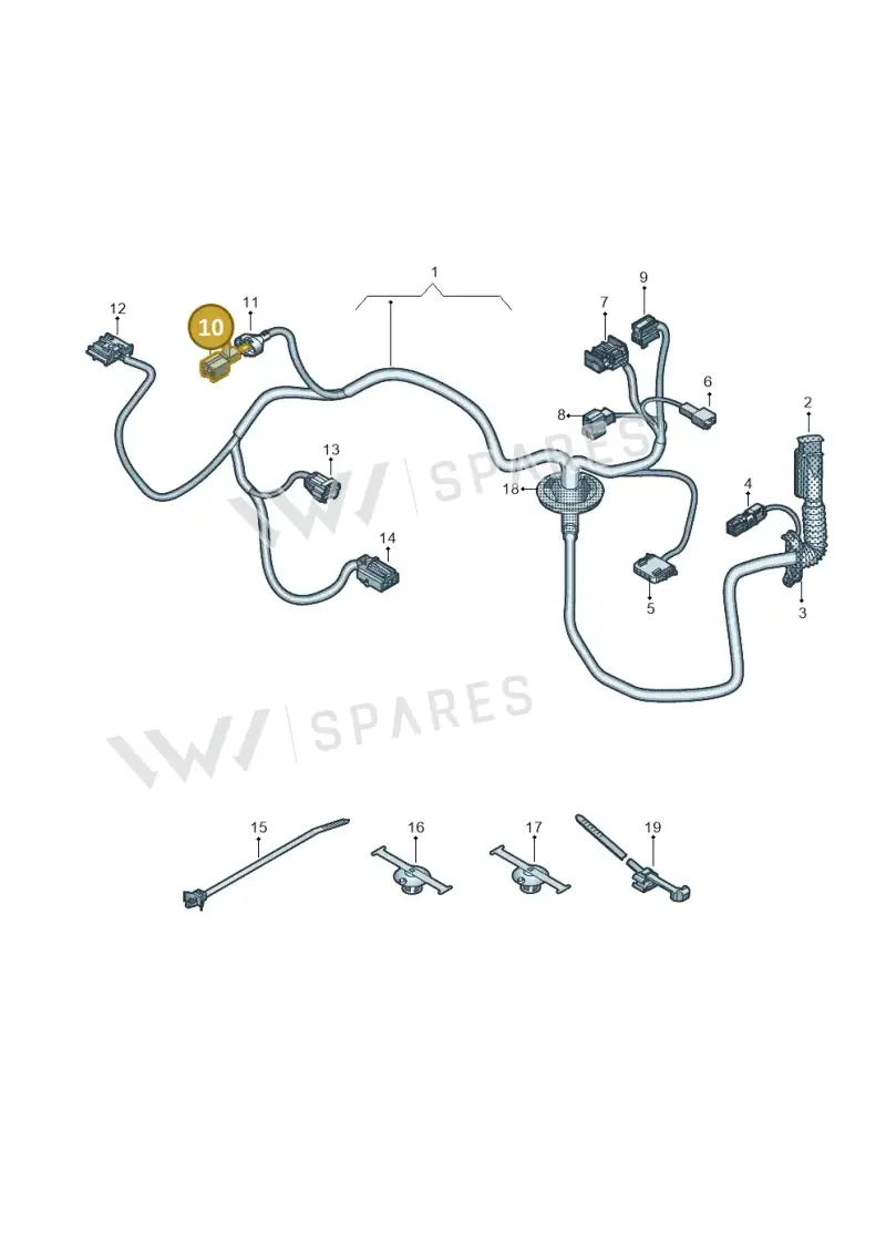3AA972714 — Audi Q4 Sportback (2021-2022) diagram 89a972300, position 10