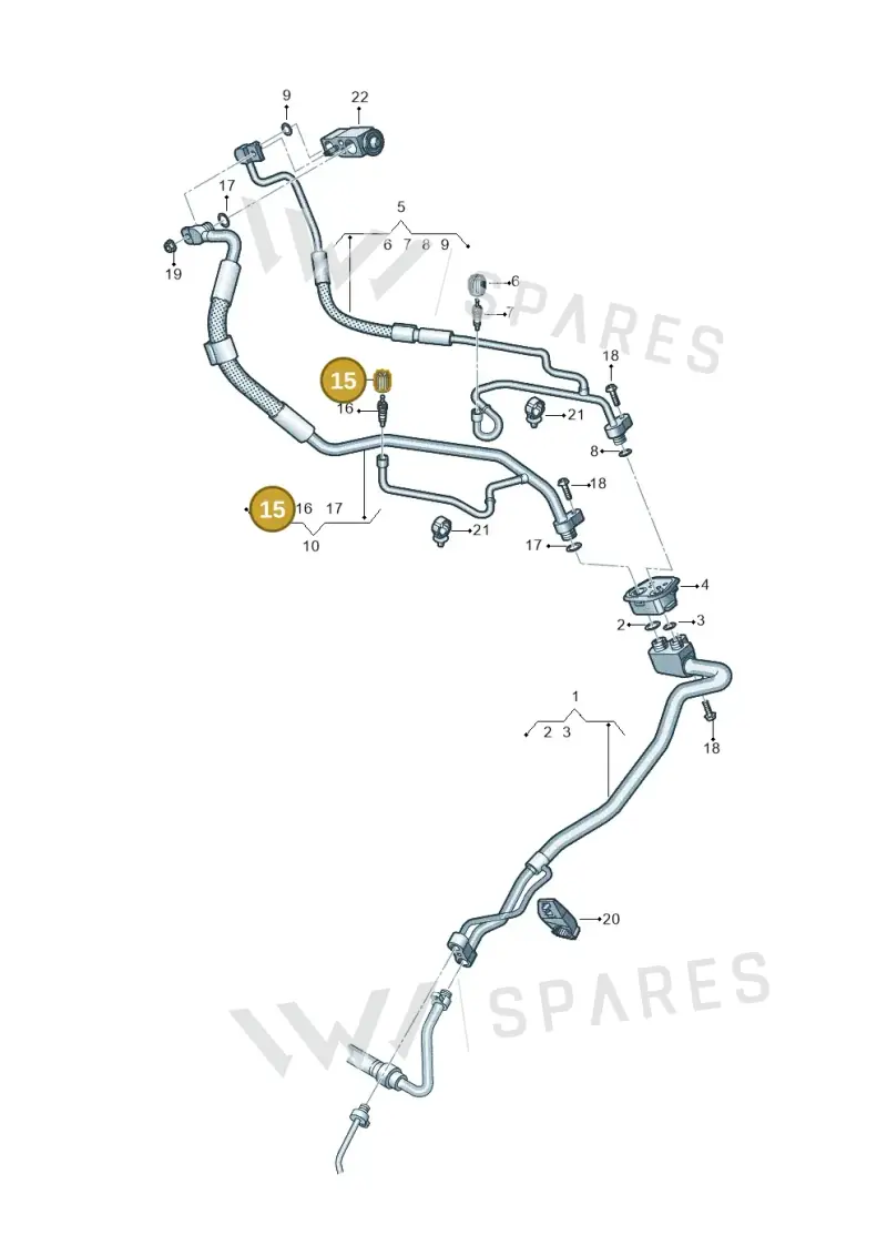 3C0820231 — Audi RS Q8 Quattro (2019-) diagram 429260080, position 15