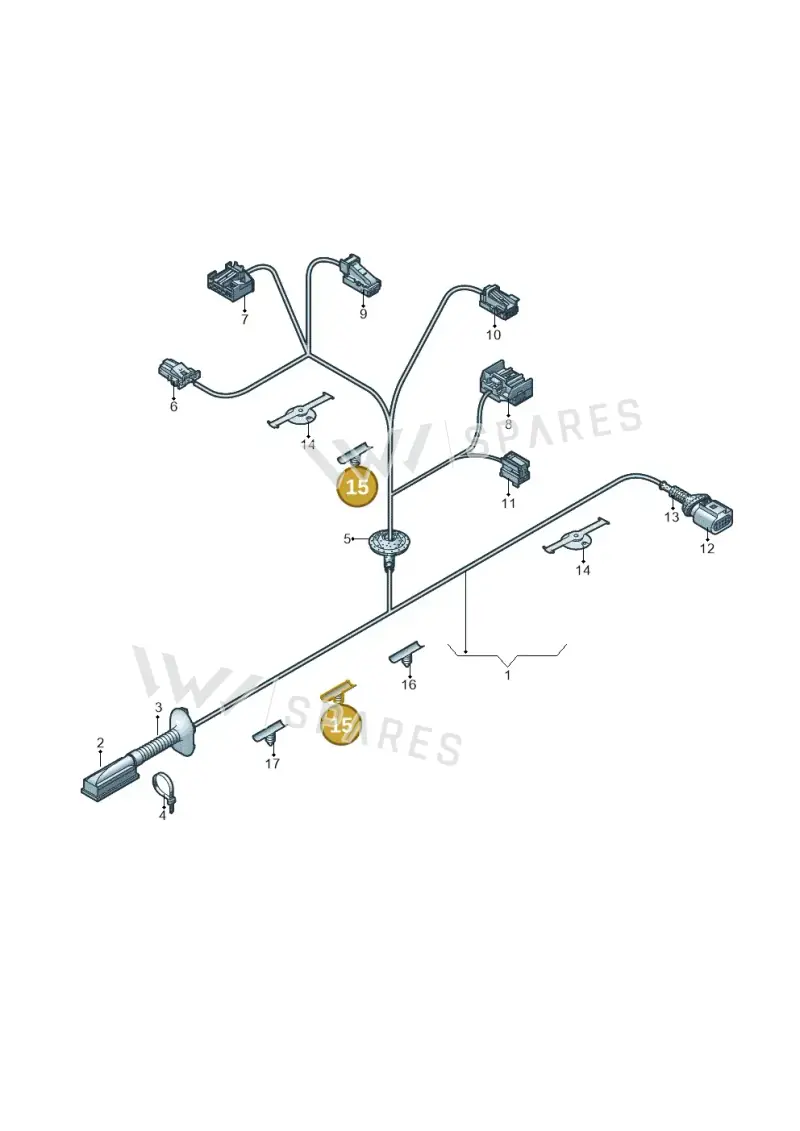 3D0971818 — Audi RS3 Limousine (2017-2020) diagram 745972370, position 15