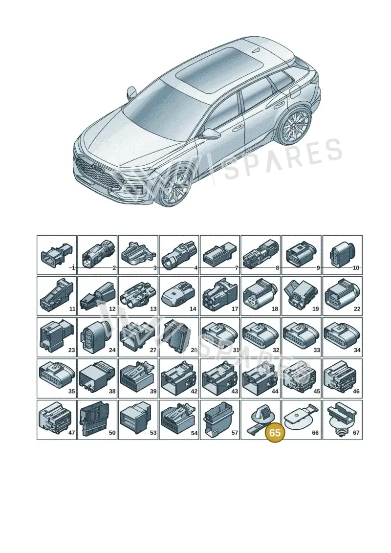 3D0971830F — Audi Q6 e-tron (2023-) diagram f5s971820, position 65