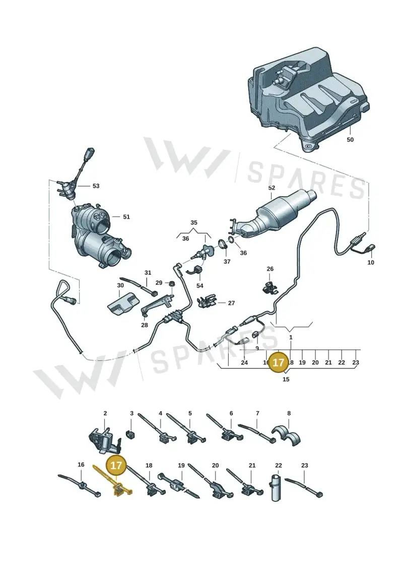 3D0971838L — Audi A5 Limo 2.0 (2024-) diagram 8wh201500, position 17