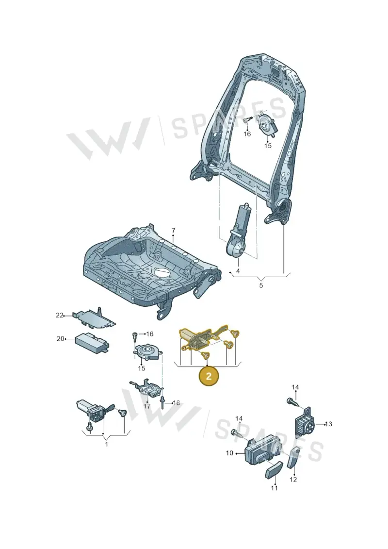 3Q0959111 — Audi RS6 Avant (2019-) diagram 435959200, position 2