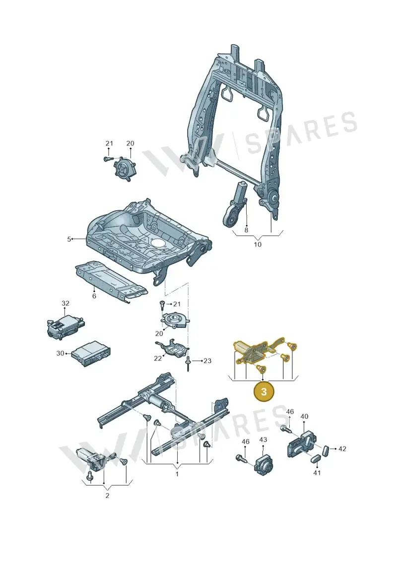 3Q0959112 — Audi RS6 Avant (2019-) diagram 435959210, position 3