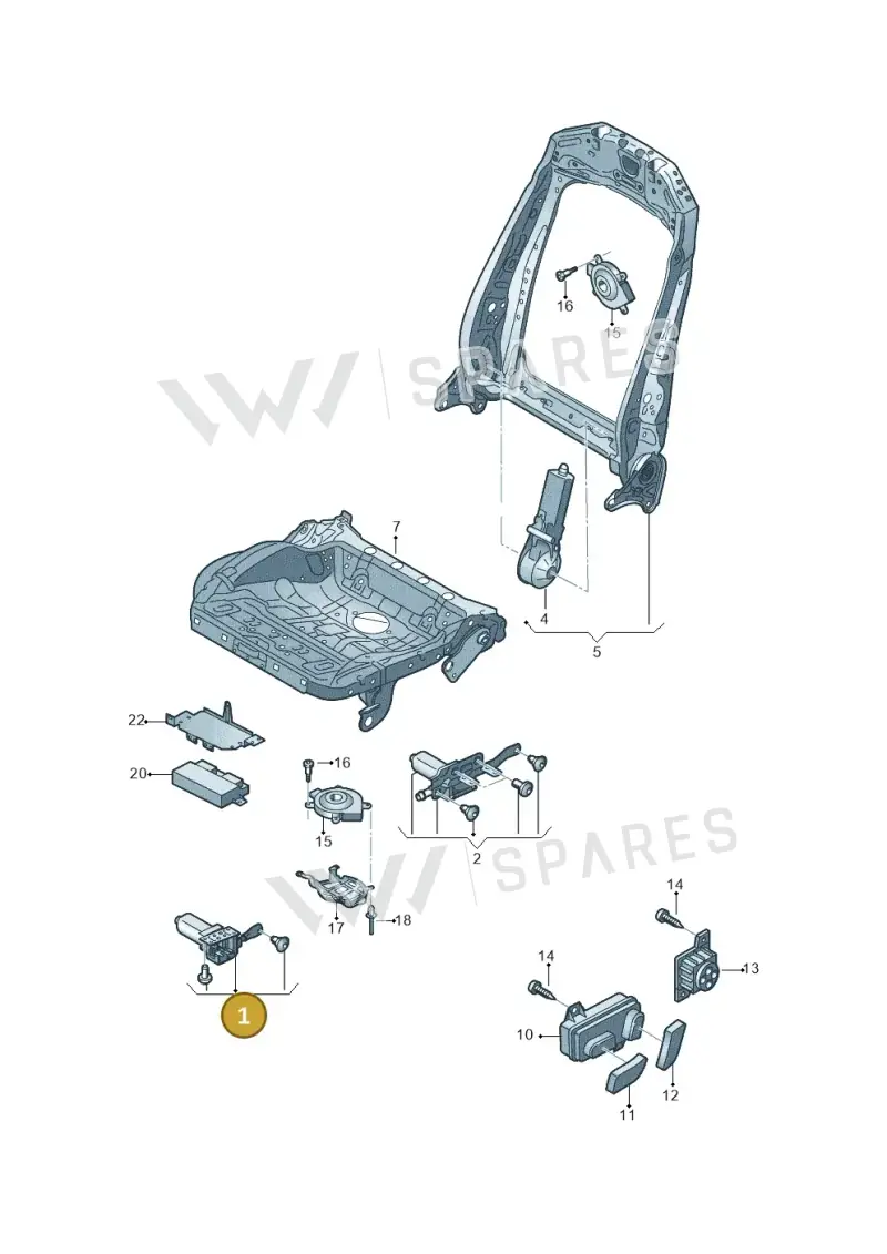 3Q0959247 — Audi RS6 Avant (2019-) diagram 435959200, position 1