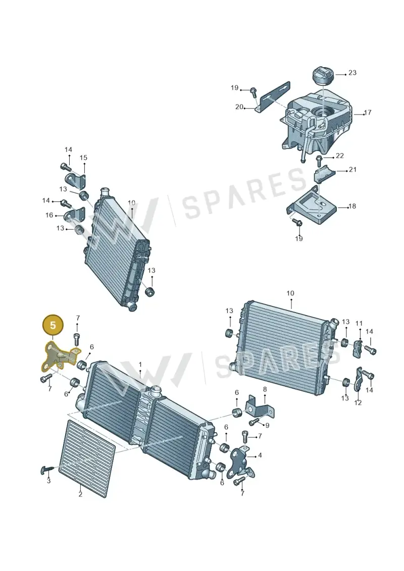 420121232 — Audi R8 qu. 5.2 (2012-2015) diagram 618121700, position 5