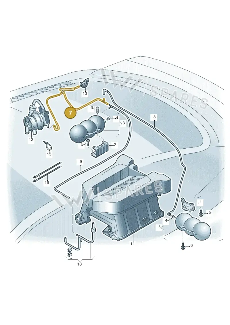420131385T — Audi R8 qu. 5.2 (2012-2015) diagram 618133140, position 7