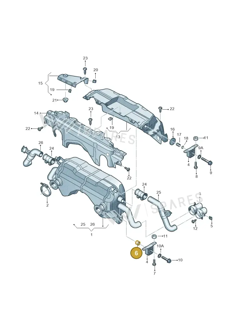 420251198A — Audi R8 qu. 5.2 (2012-2015) diagram 618253700, position 6