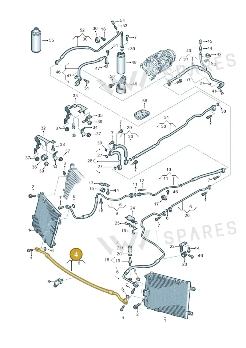 420260705A — Audi R8 qu. 5.2 (2012-2015) diagram 618260400, position 4