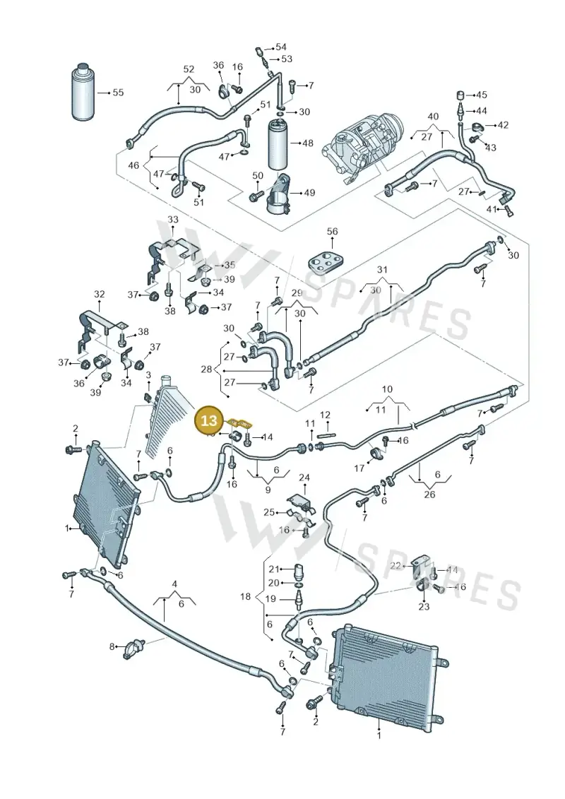 420260759A — Audi R8 qu. 5.2 (2012-2015) diagram 618260400, position 13