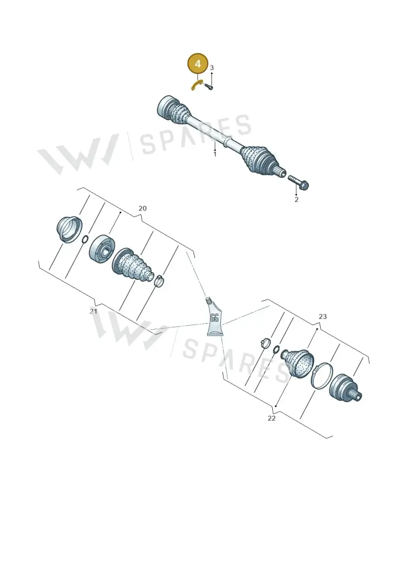 420407357 — Audi R8 Spyder (2015-2024) diagram 872407200, position 4