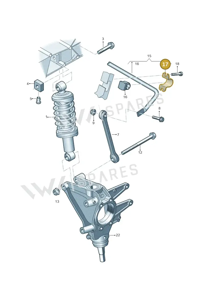 420511439 — Audi R8 Spyder (2015-2024) diagram 872511000, position 17