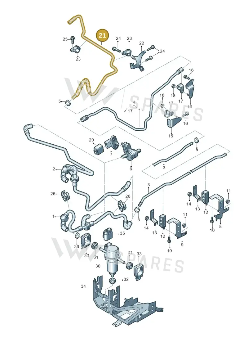420611931E — Audi R8 qu. 5.2 (2012-2015) diagram 618611700, position 21