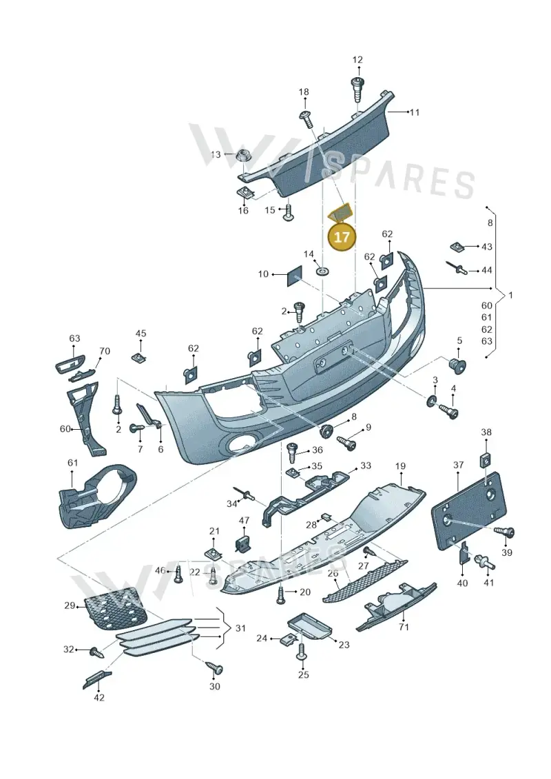 4208078339B9 — Audi R8 qu. 5.2 (2012-2015) diagram 752807600, position 17