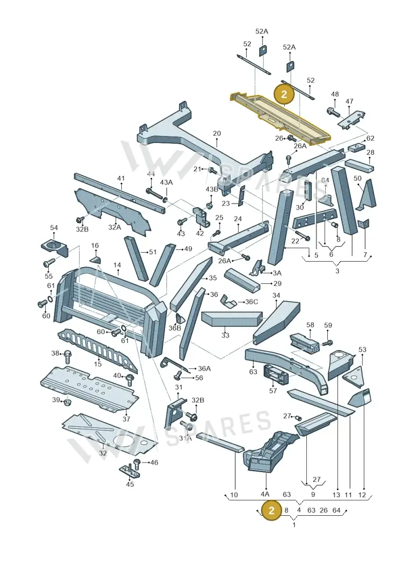420814291D — Audi R8 qu. 5.2 (2012-2015) diagram 618813000, position 2