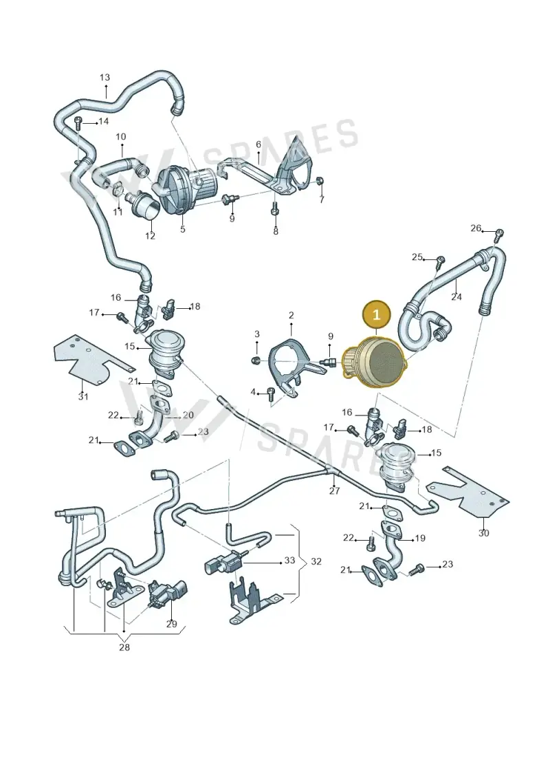 420906601B — Audi R8 qu. 5.2 (2012-2015) diagram 618131350, position 1
