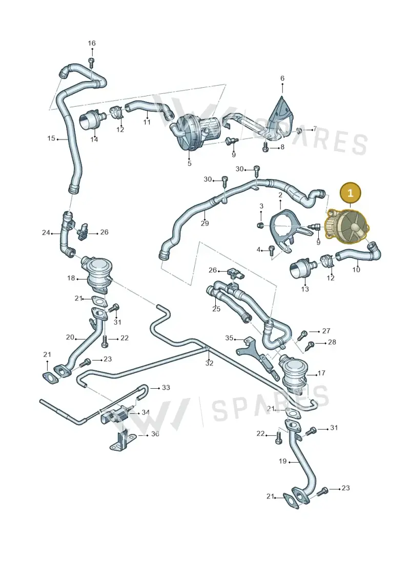 420906601B — Audi R8 qu. 5.2 (2012-2015) diagram 618131300, position 1