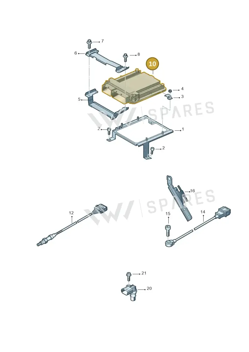 424910552M — Audi R8                08> (2007-) diagram 618906000, position 10