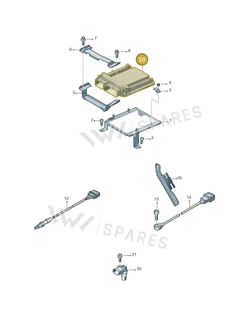 424910560A — Audi R8                08> (2007-) diagram 618906000, position 10