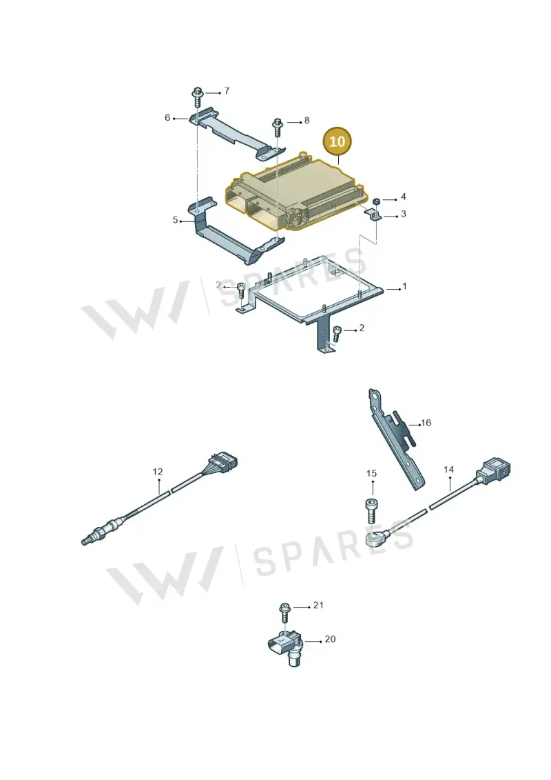 424910560E — Audi R8                08> (2007-) diagram 618906000, position 10