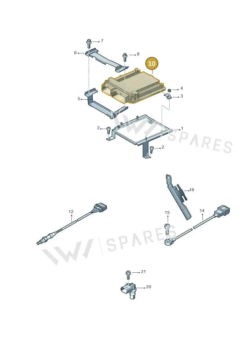 424910560F — Audi R8                08> (2007-) diagram 618906000, position 10