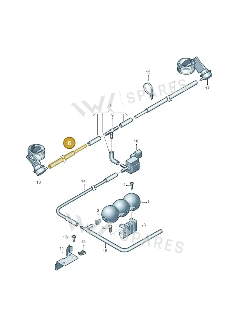 427131386C — Audi R8 qu. 5.2 (2012-2015) diagram 618131800, position 6