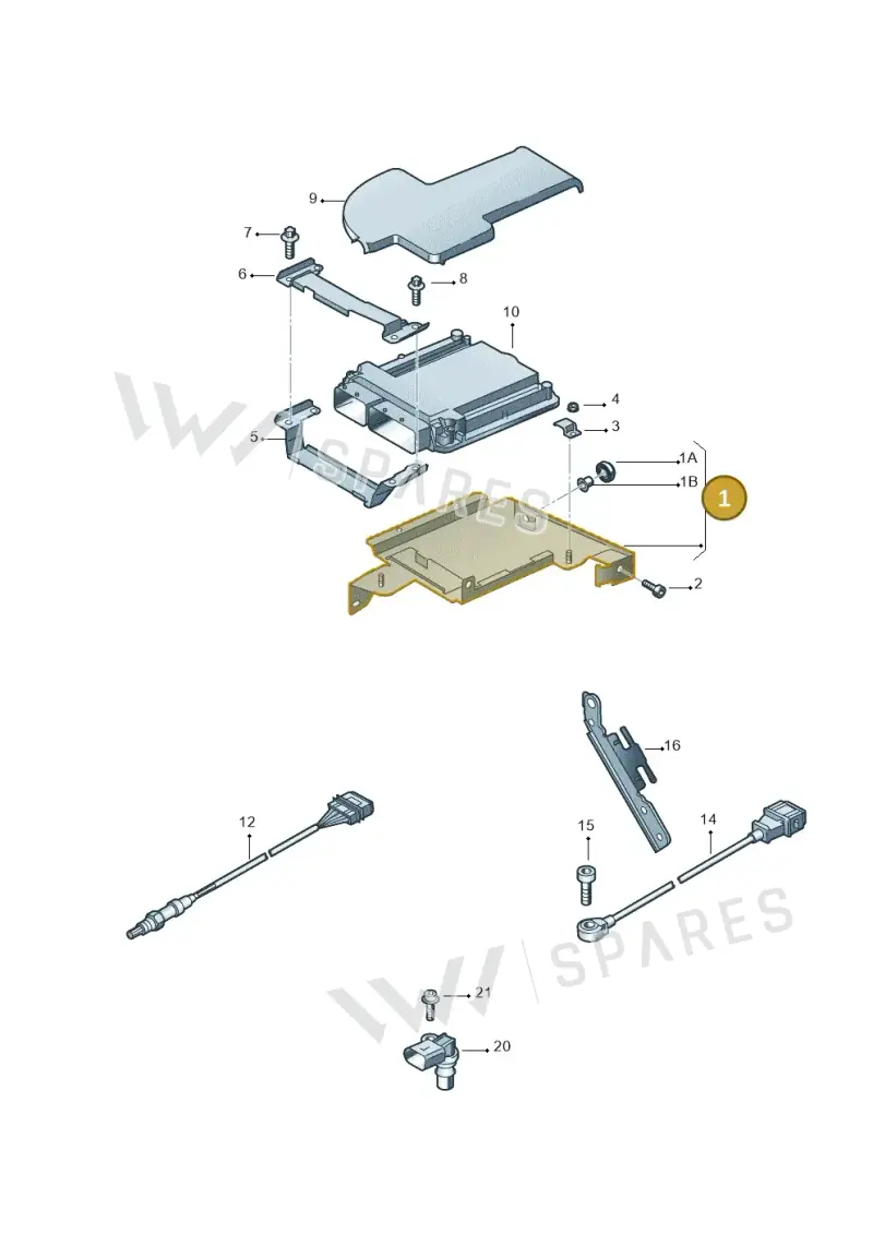 427907461C — Audi R8 qu. 5.2 (2012-2015) diagram 618906050, position 1