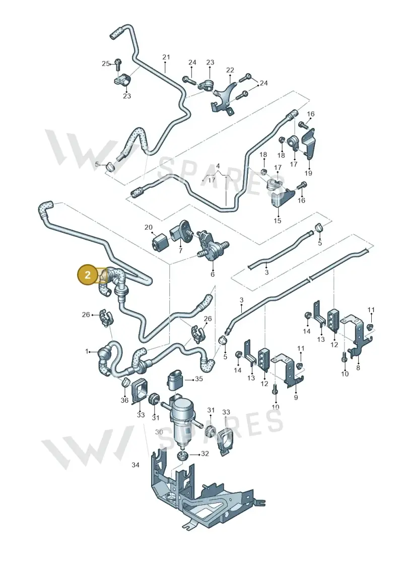 42C611936 — Audi R8 qu. 5.2 (2012-2015) diagram 618611700, position 2