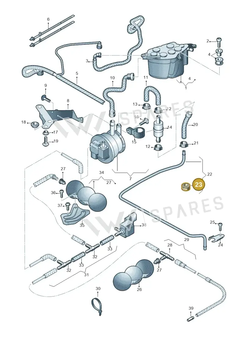431129669 — Audi R8                08> (2007-) diagram 618201600, position 23