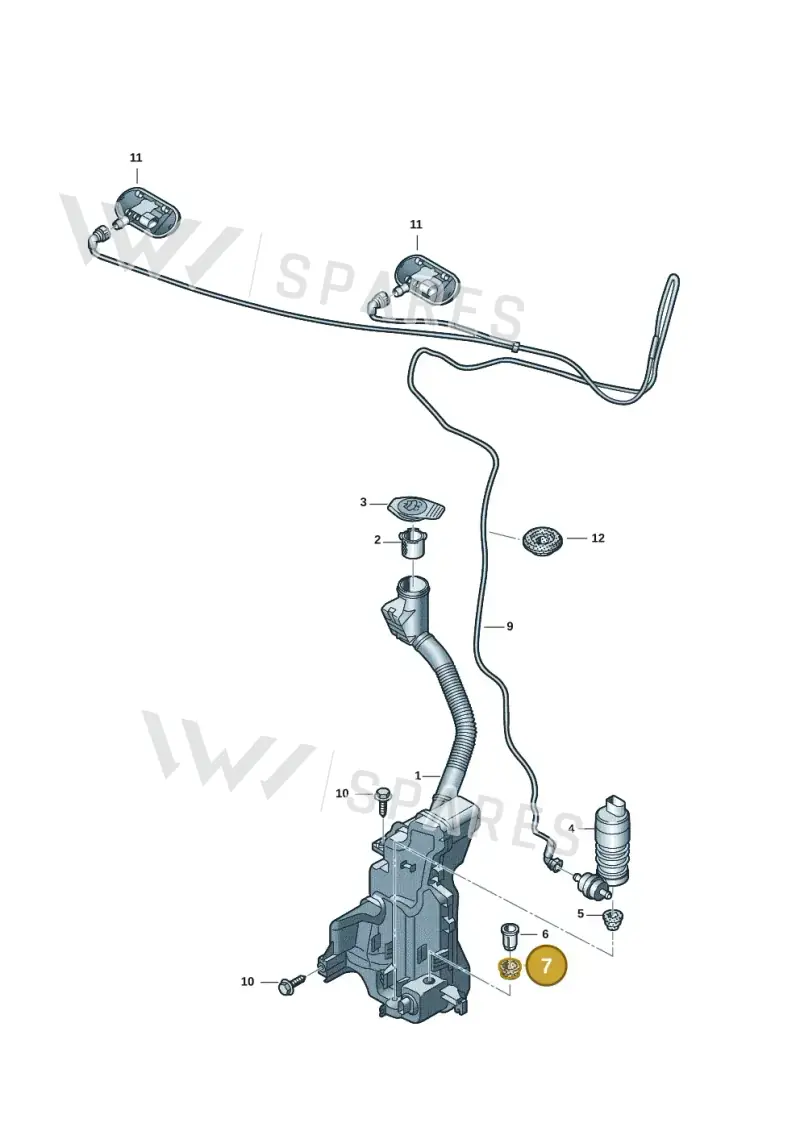 431955465A — Audi Q4 Sportback (2021-2022) diagram 89a955010, position 7