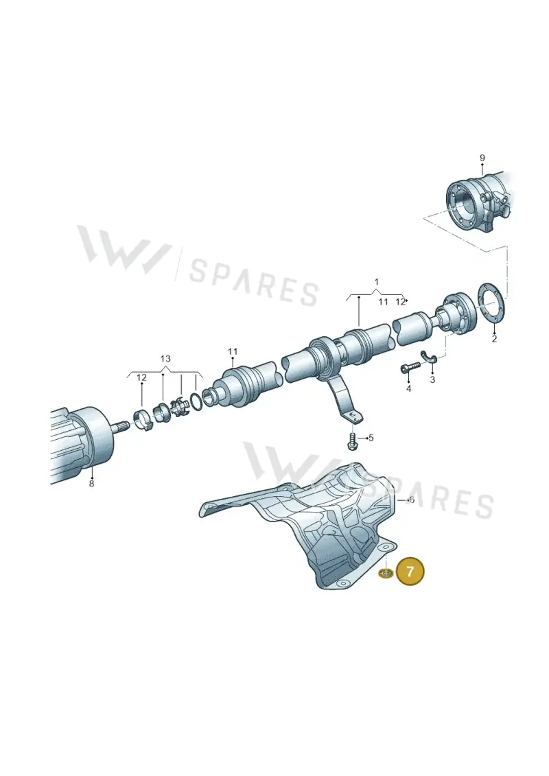 441863987B — Audi RS4 Av. qu. 4.2 (2012-2015) diagram 788521100, position 7