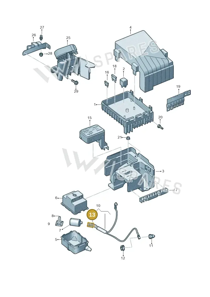 443971989 — Audi RSQ3 qu. 2.5 (2013-2018) diagram 764937200, position 13