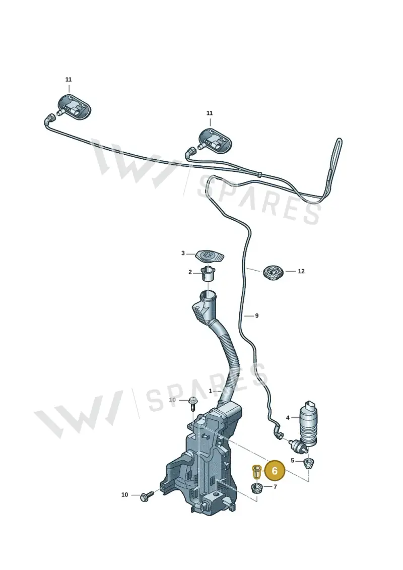 444955647 — Audi Q4 Sportback (2021-2022) diagram 89a955010, position 6