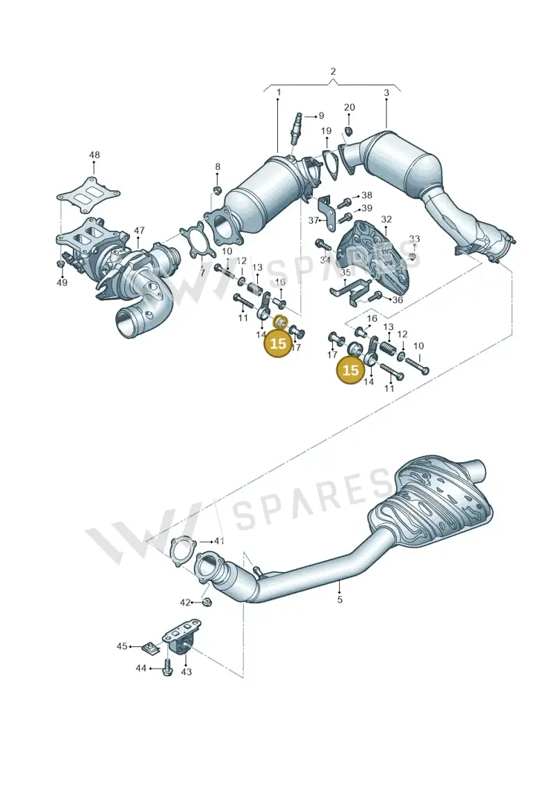 4A0253149B — Audi Q5 (2016-2020) diagram 896253450, position 15