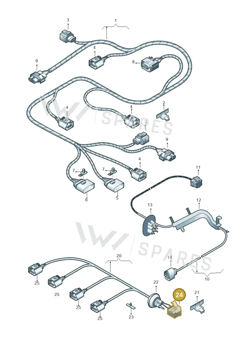 4A0972883 — Audi RS4 Cabrio qu.    08> (2007-) diagram 249972400, position 24