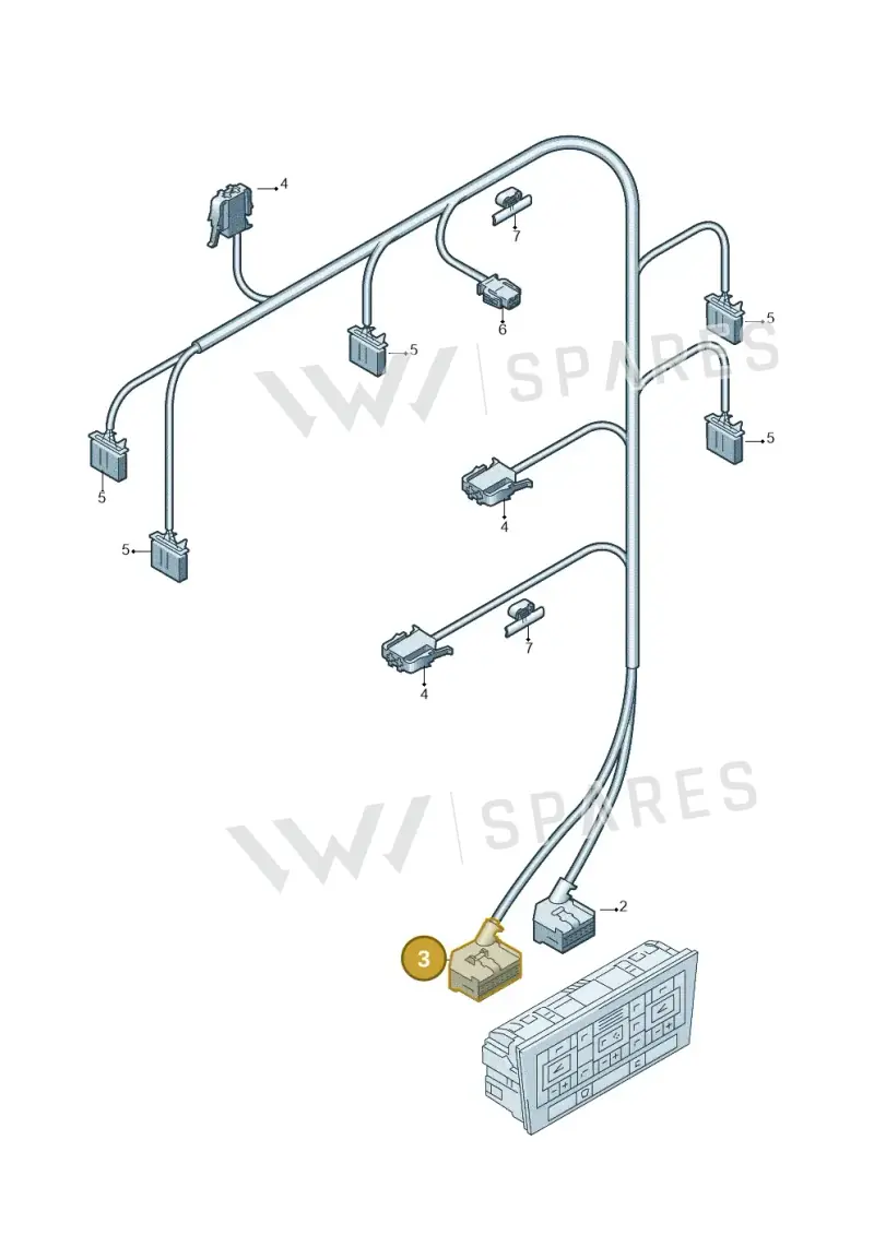 4A0972883B — Audi RS4 Cabrio qu.    08> (2007-) diagram 249972600, position 3