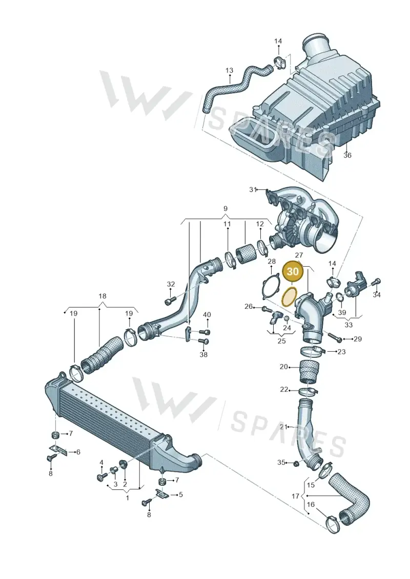 4B0409133 — Audi RSQ3 Sportback (2019-2024) diagram 898145800, position 30