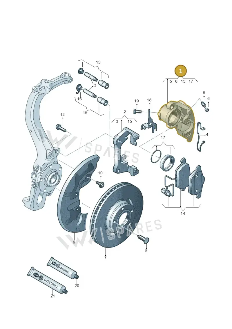 4B0615123 — Audi A6 2.7 TDI (2008-2011) diagram 454615400, position 1