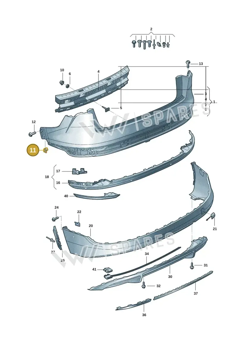 4B0807249 — Audi E-tron (2020-2023) diagram 4kc807700, position 11