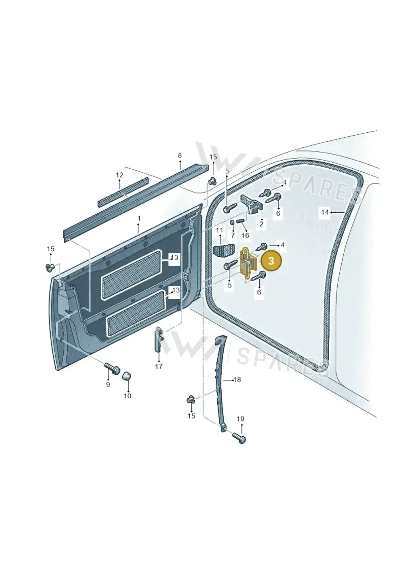 4B0831411B — Audi RS6 qu. (2003-2004) diagram 260831100, position 3