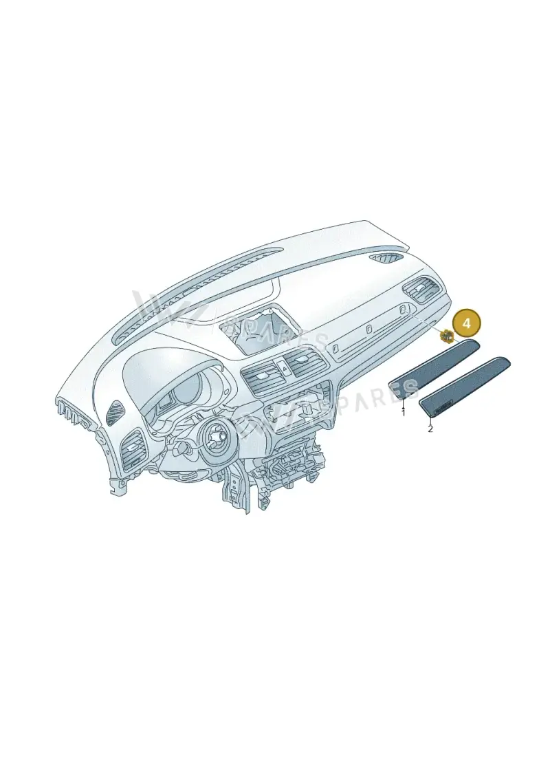 4B0853107 — Audi Q3 1.4 (2016-) diagram 728853500, position 4