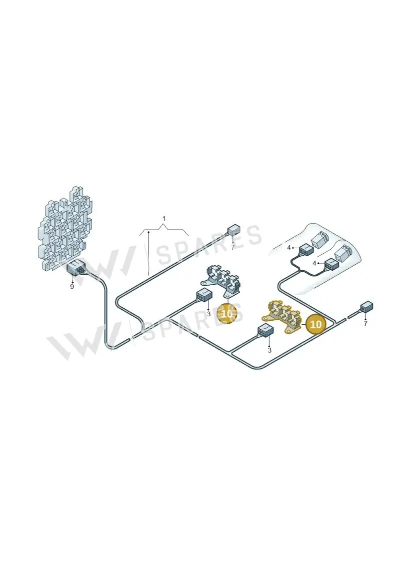 4B0937545B — Audi RS6 qu. (2003-2004) diagram 260972280, position 10