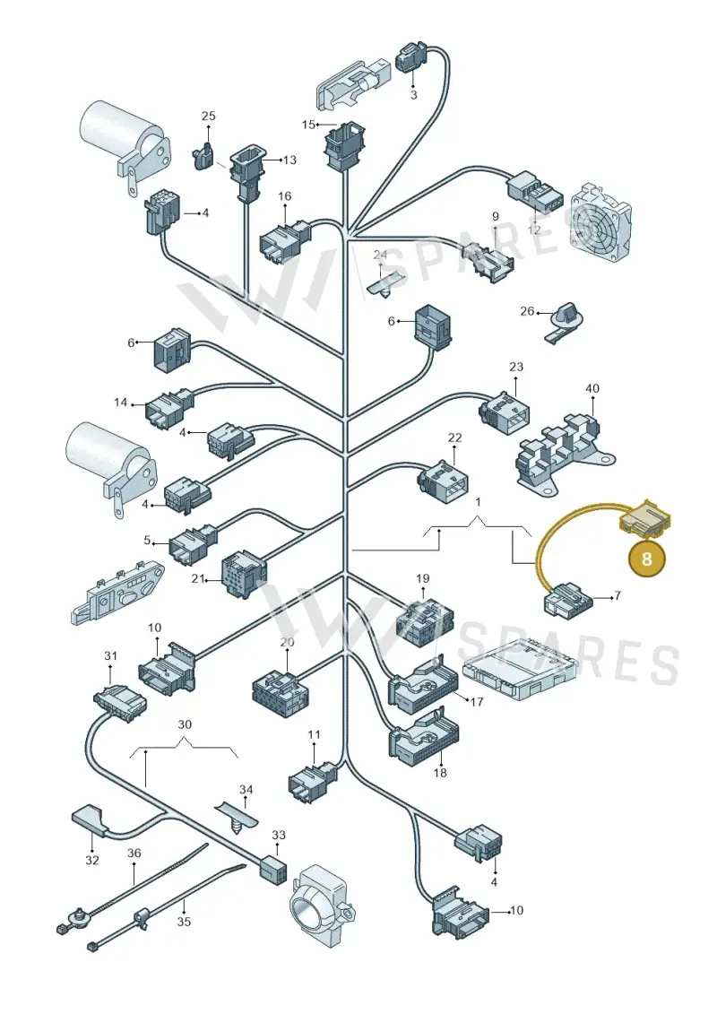 4B0937714 — Audi A8/S8/qu. lang    08> (2007-) diagram 291972820, position 8