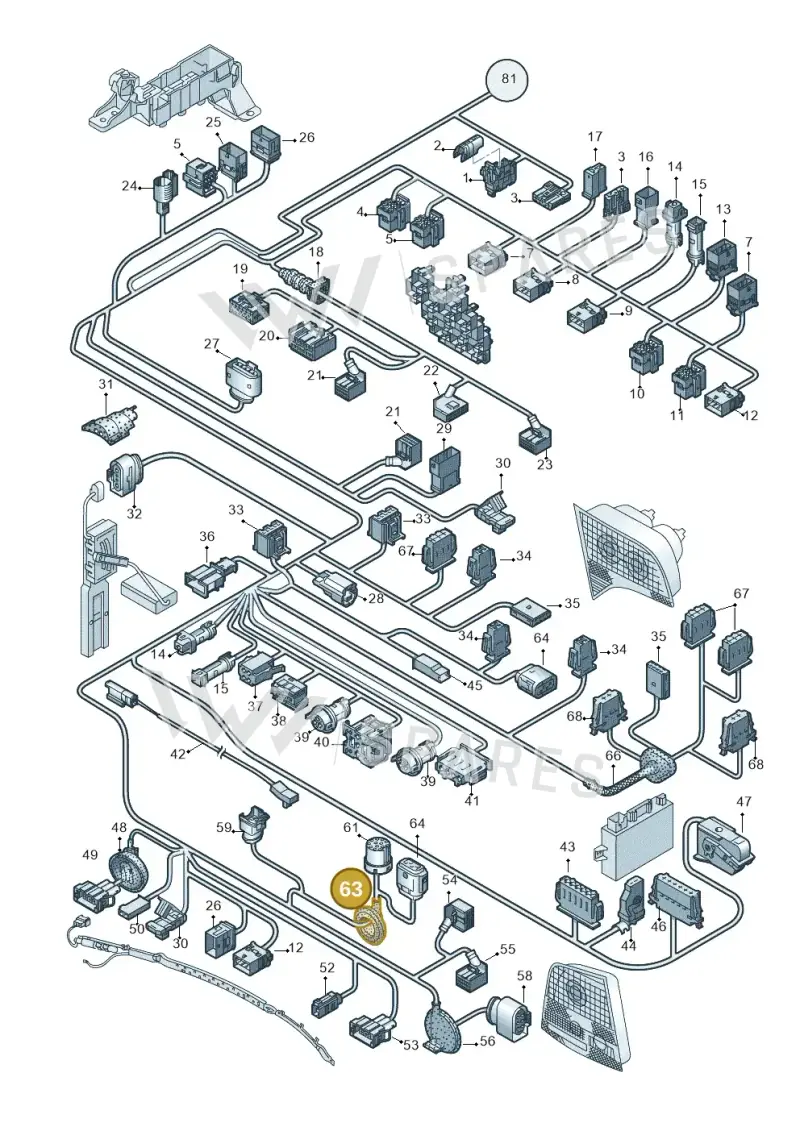 4B0971908 — Audi A4/S4/Av./qu.     05> (2005-) diagram 454971810, position 63