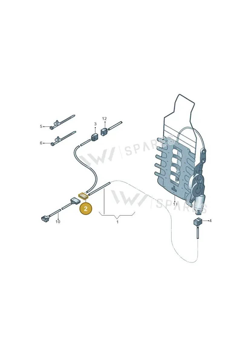 4B0971995 — Audi A2 (2000-2005) diagram 248972280, position 2