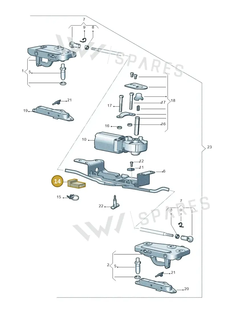 4B0971995 — Audi RS4 Cabrio qu.    08> (2007-) diagram 273871250, position 14