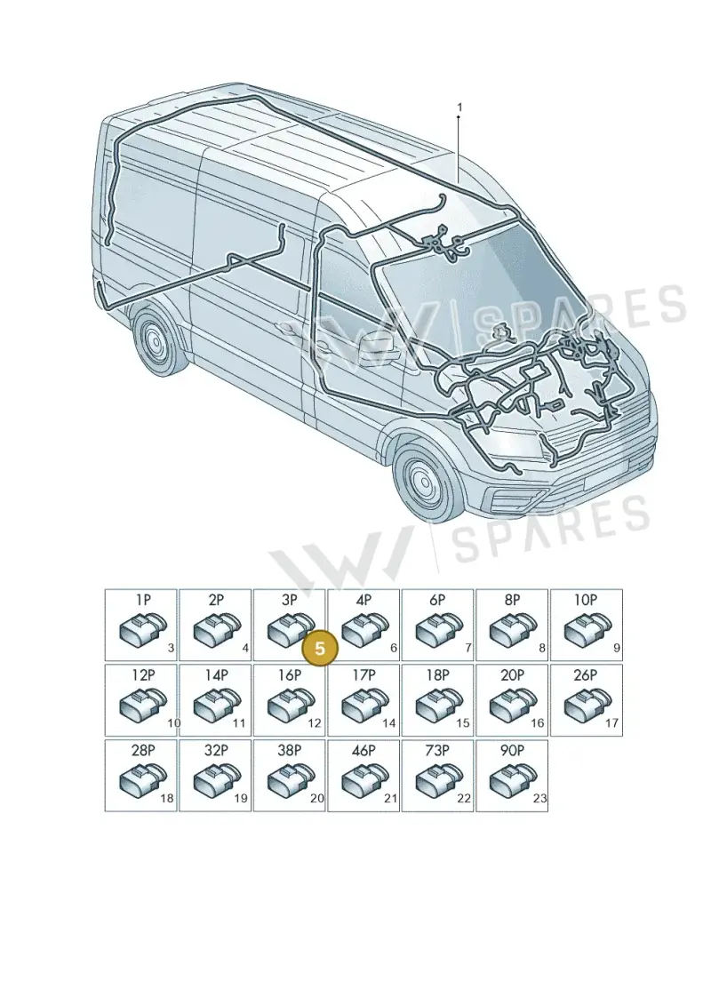 4B0972883A — Volkswagen e-Crafter (2018-2024) diagram 806971810, position 5