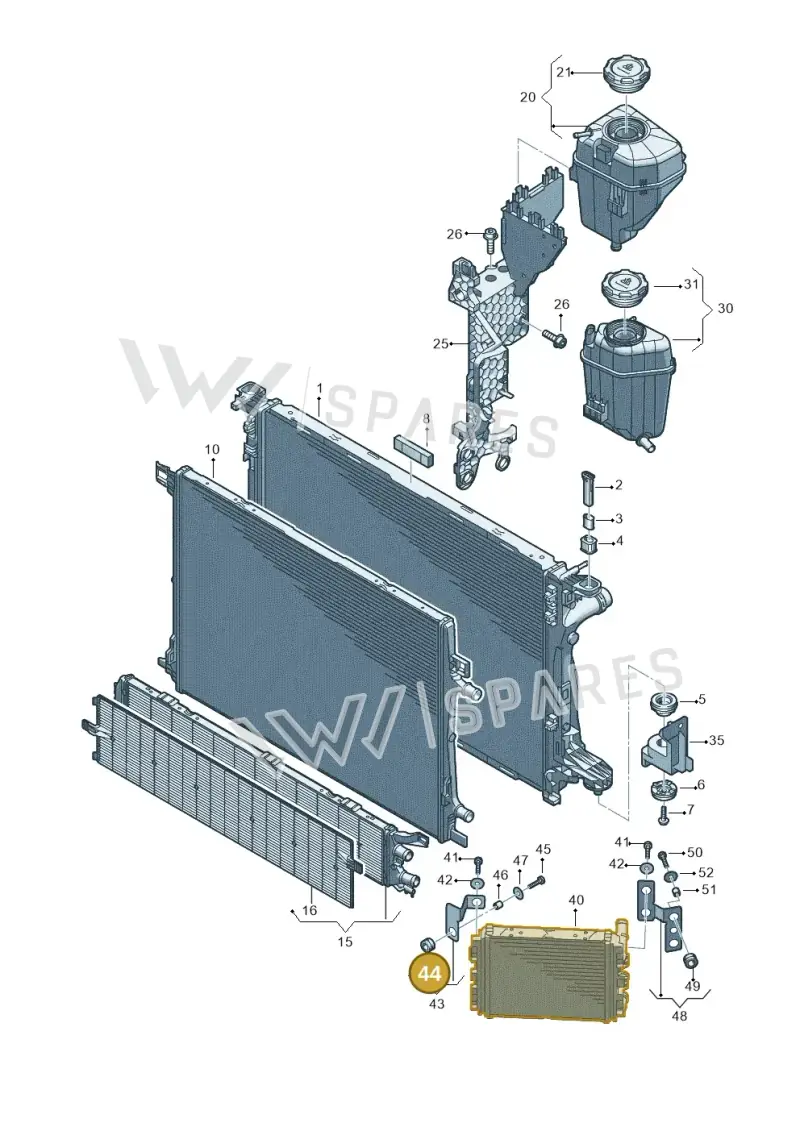 4D0317867A — Audi A5 Limo 2.0 (2024-) diagram 8wk121145, position 44